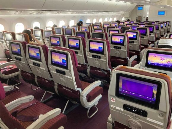 タイ航空の座席